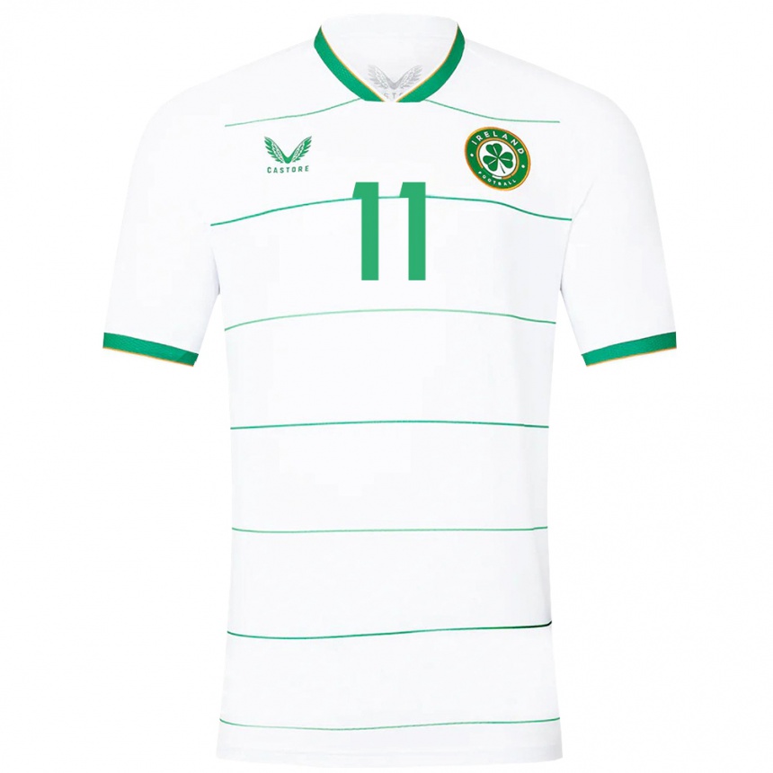 Kids Football Ireland Ollie O'neill #11 White Away Jersey 24-26 T-Shirt Uk