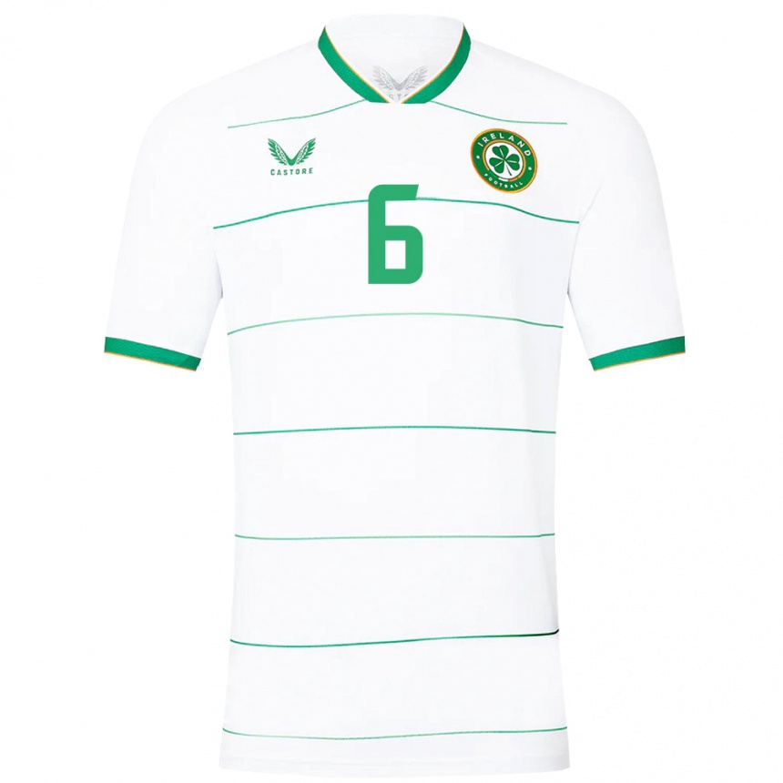 Kids Football Ireland Matthew Moore #6 White Away Jersey 24-26 T-Shirt Uk