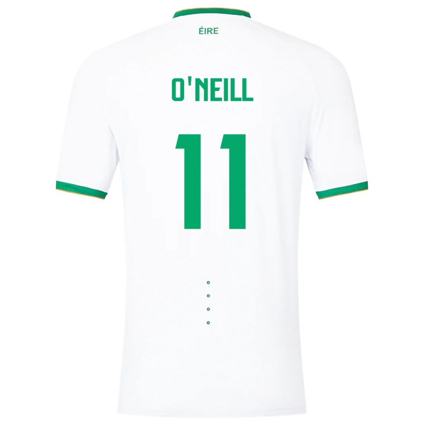 Kids Football Ireland Ollie O'neill #11 White Away Jersey 24-26 T-Shirt Uk