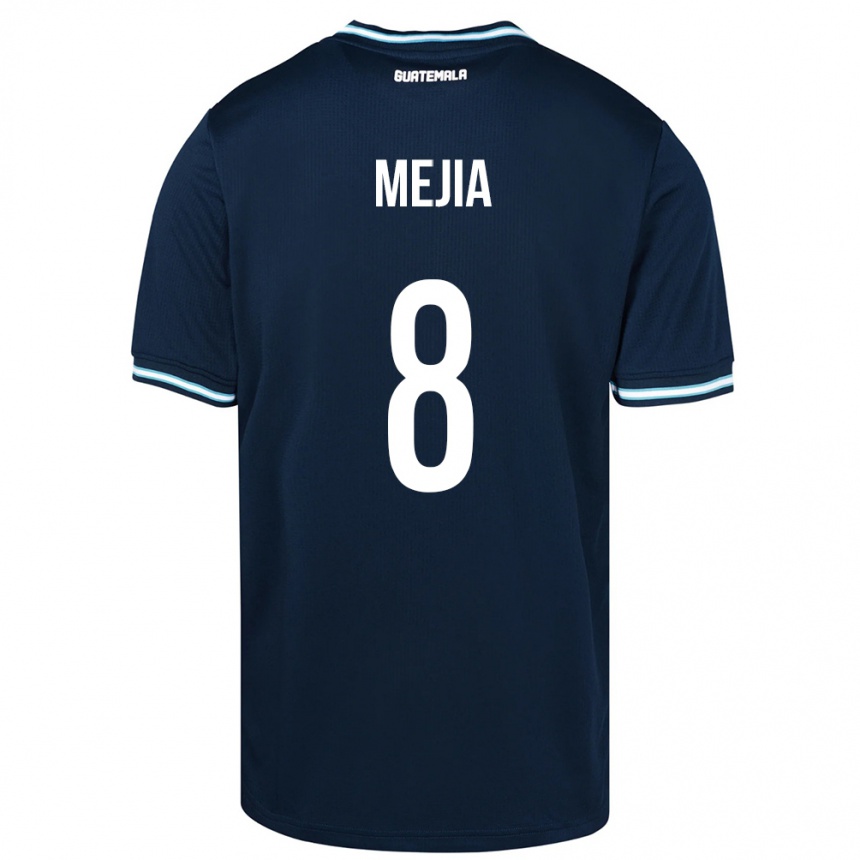 Kids Football Guatemala Robert Mejia #8 Blue Away Jersey 24-26 T-Shirt Uk