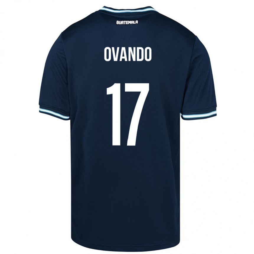 Kids Football Guatemala Sandra Ovando #17 Blue Away Jersey 24-26 T-Shirt Uk