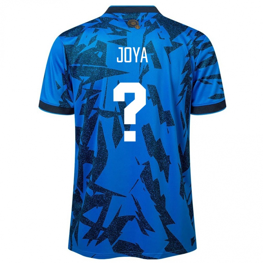 Men Football El Salvador Marlon Joya #0 Blue Home Jersey 24-26 T-Shirt Uk