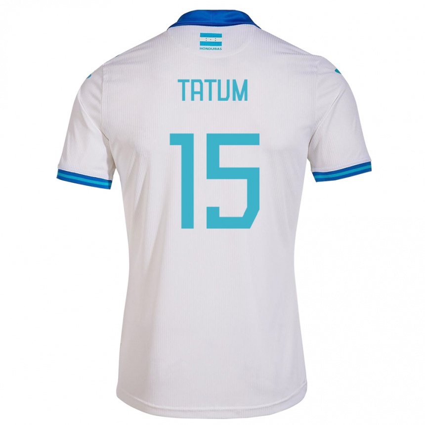 Men Football Honduras Anfronit Tatum #15 White Home Jersey 24-26 T-Shirt Uk