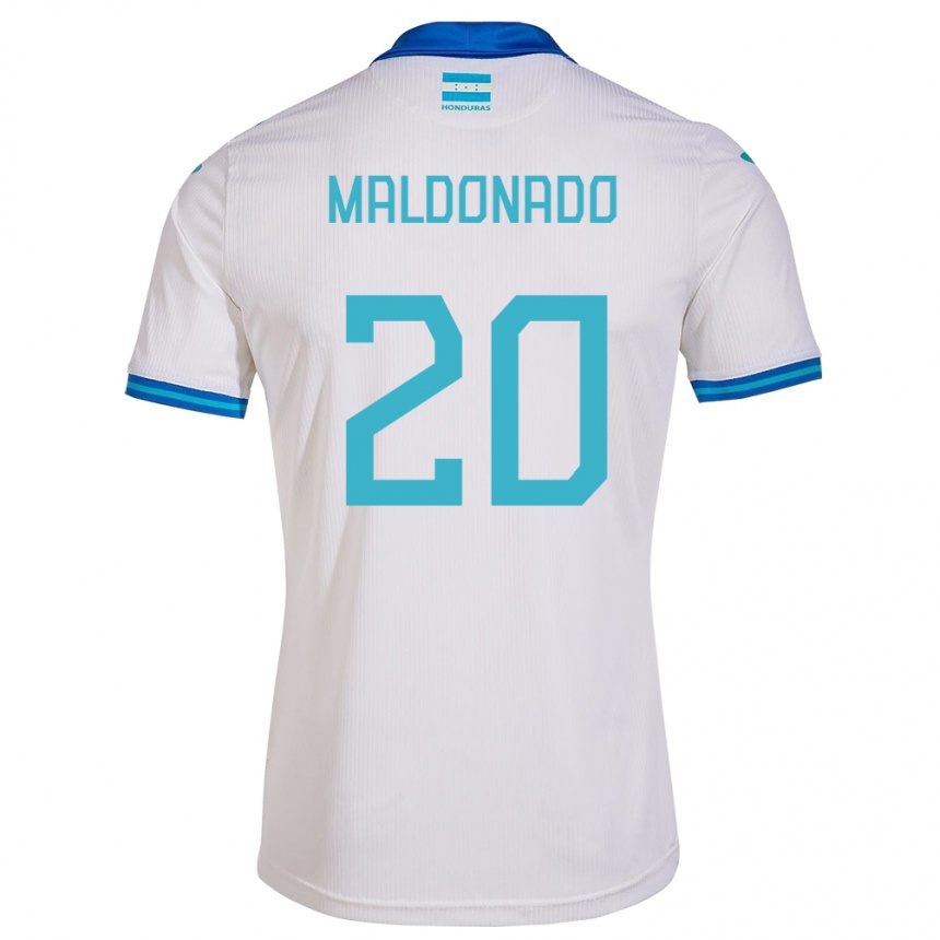 Men Football Honduras Alessandro Maldonado #20 White Home Jersey 24-26 T-Shirt Uk