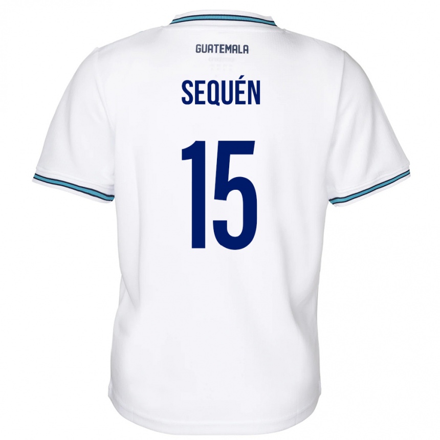 Men Football Guatemala Marlon Sequén #15 White Home Jersey 24-26 T-Shirt Uk