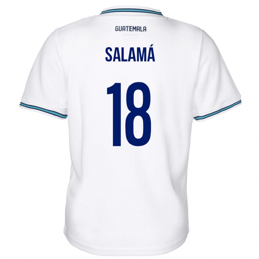 Men Football Guatemala Anthony Salamá #18 White Home Jersey 24-26 T-Shirt Uk