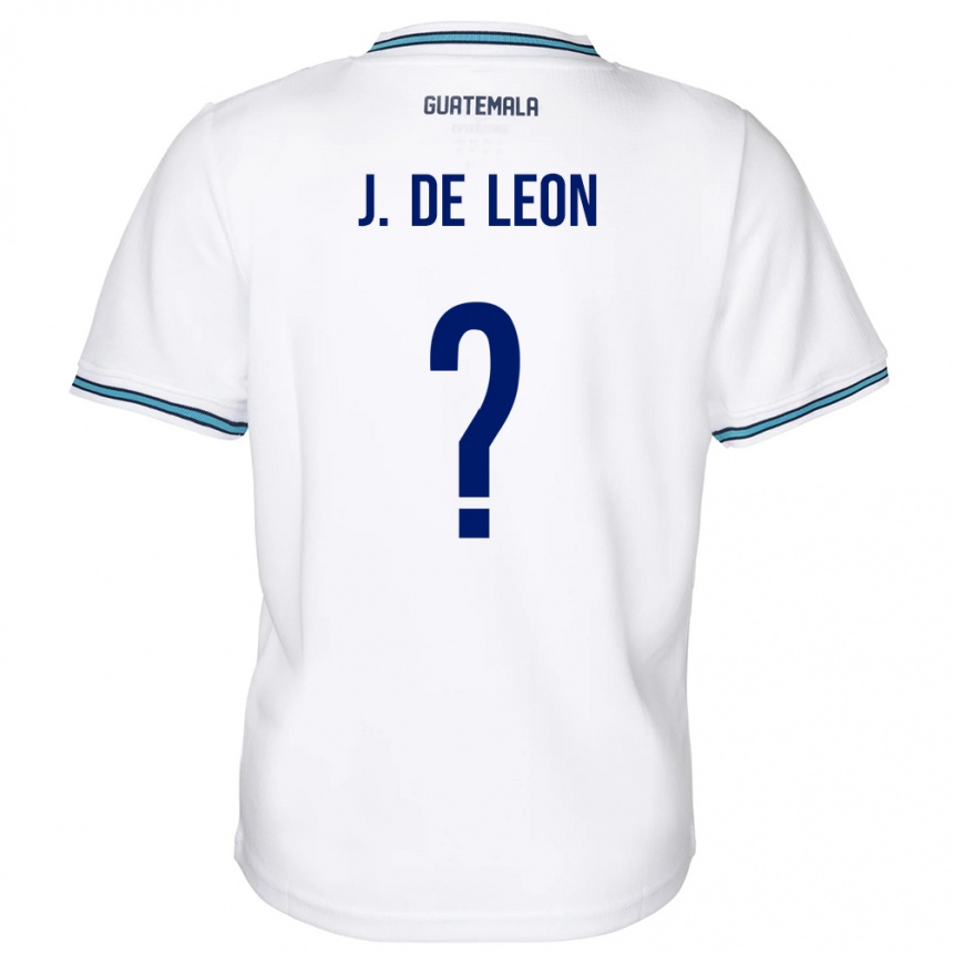 Men Football Guatemala Jose De Leon #0 White Home Jersey 24-26 T-Shirt Uk