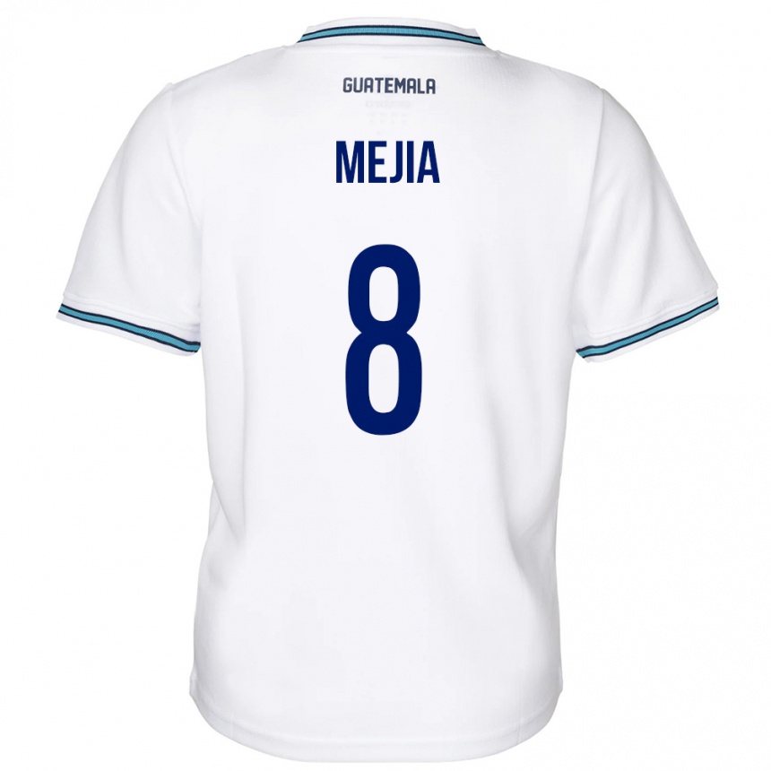 Men Football Guatemala Robert Mejia #8 White Home Jersey 24-26 T-Shirt Uk