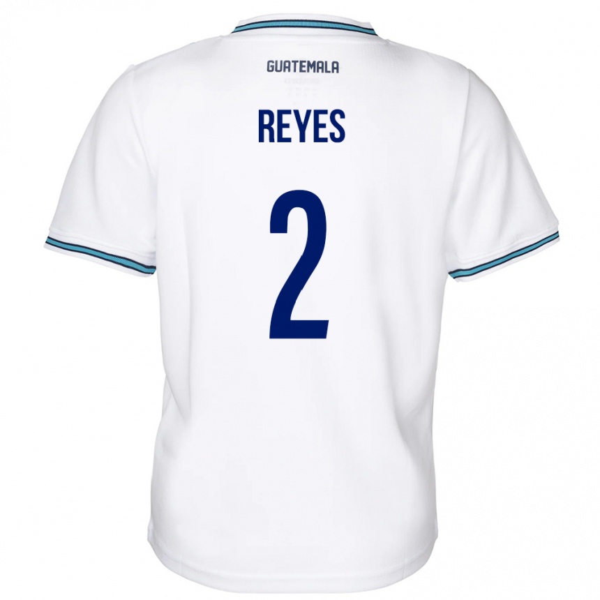 Men Football Guatemala Samantha Reyes #2 White Home Jersey 24-26 T-Shirt Uk