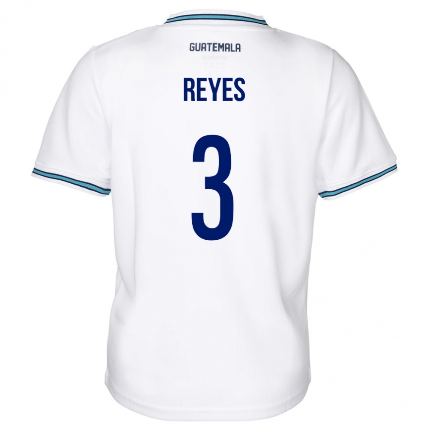 Men Football Guatemala Martha Reyes #3 White Home Jersey 24-26 T-Shirt Uk