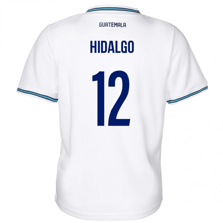 Men Football Guatemala Angie Hidalgo #12 White Home Jersey 24-26 T-Shirt Uk