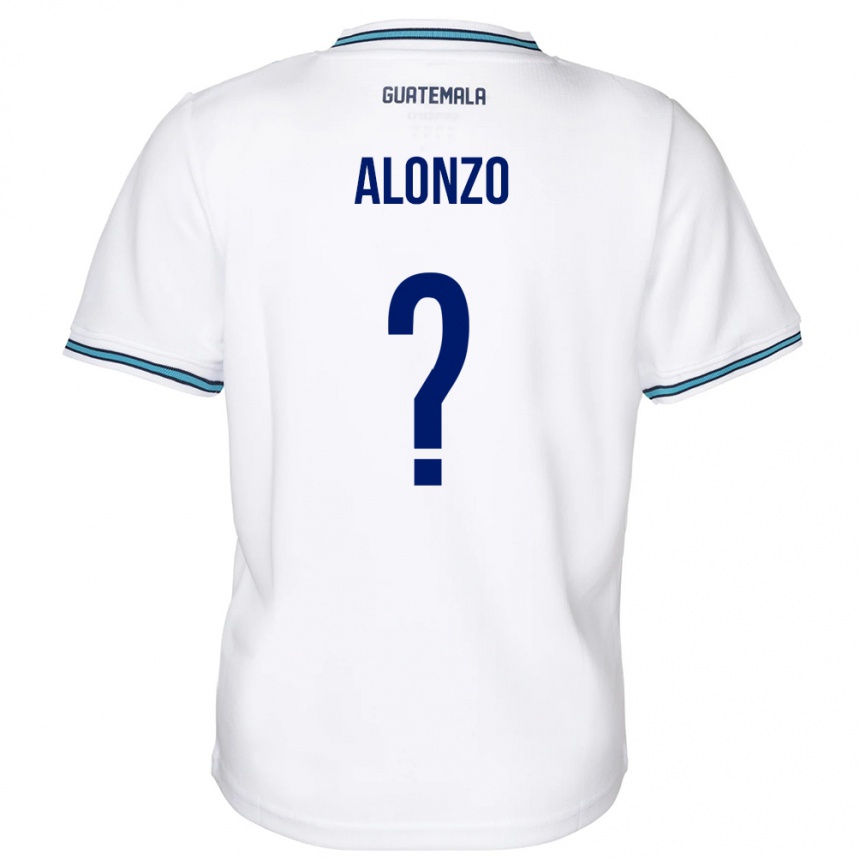 Men Football Guatemala Anya Alonzo #0 White Home Jersey 24-26 T-Shirt Uk