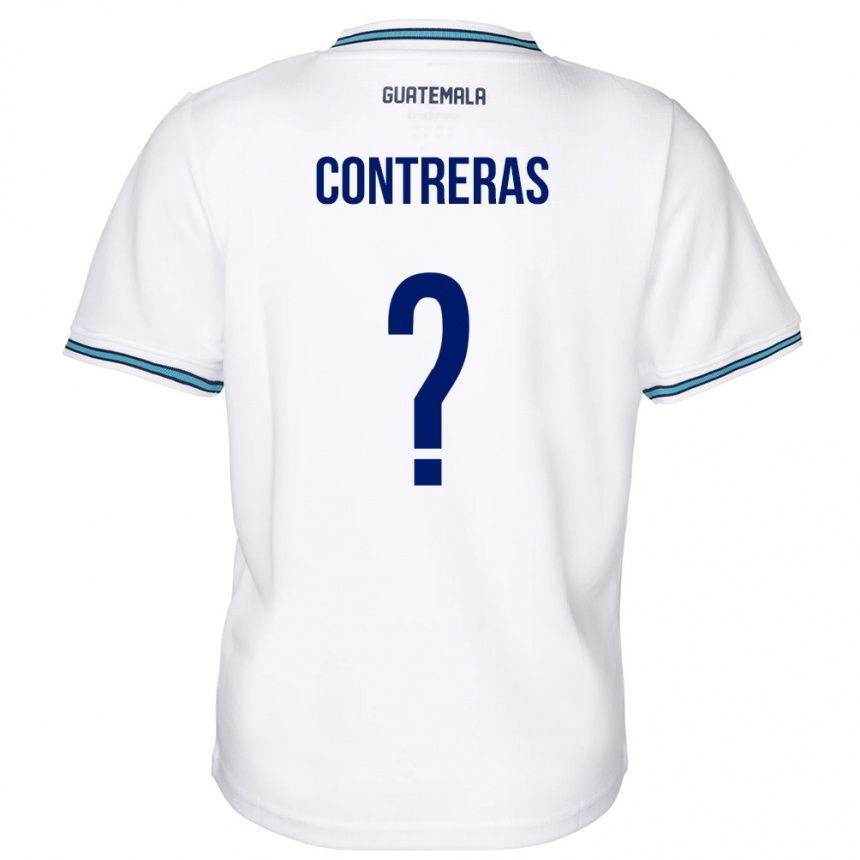 Men Football Guatemala Betzael Contreras #0 White Home Jersey 24-26 T-Shirt Uk