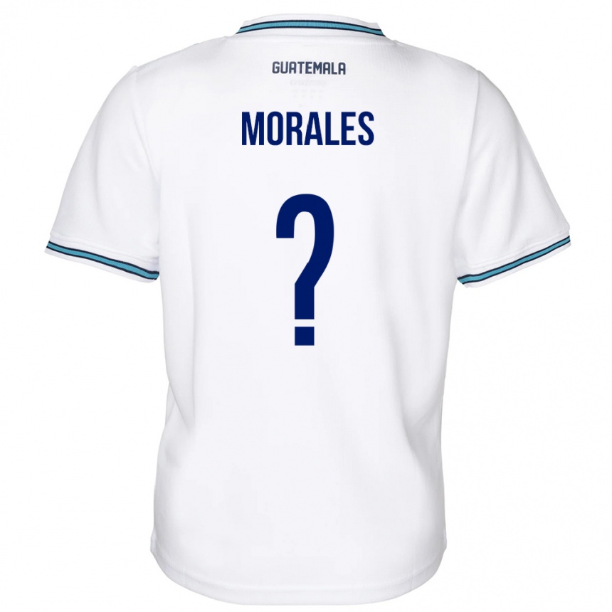 Men Football Guatemala Karla Morales #0 White Home Jersey 24-26 T-Shirt Uk