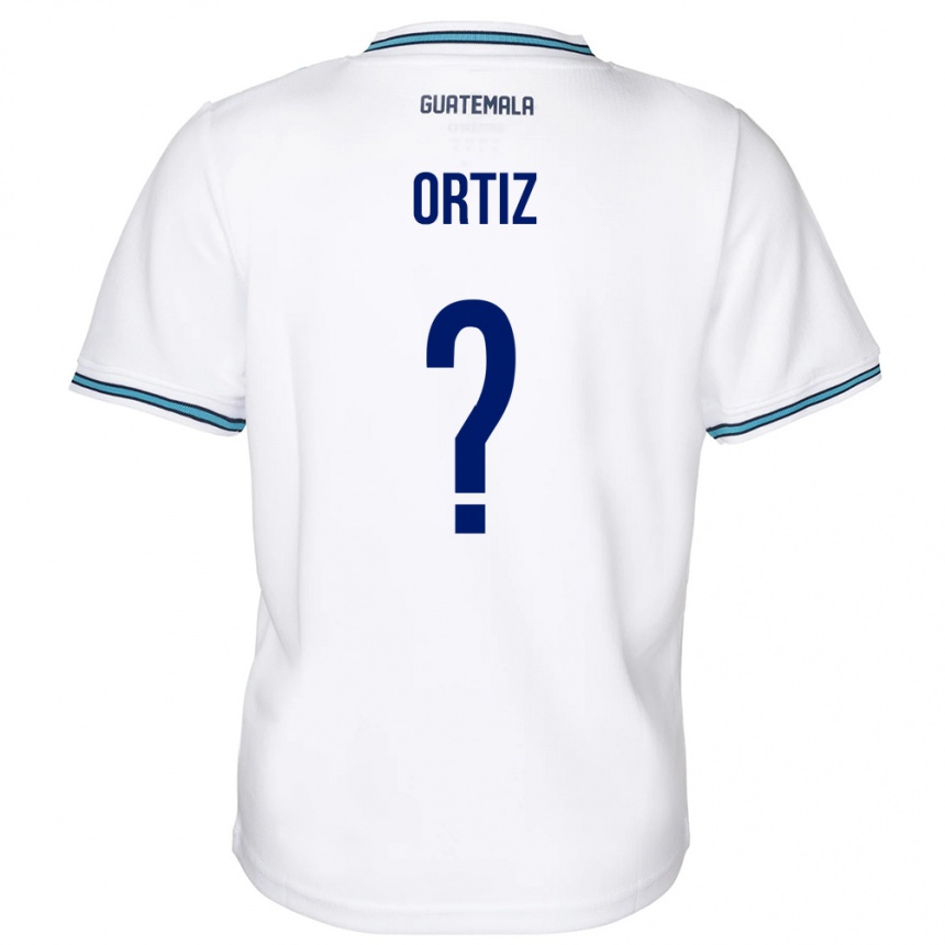 Men Football Guatemala Jenifer Ortiz #0 White Home Jersey 24-26 T-Shirt Uk