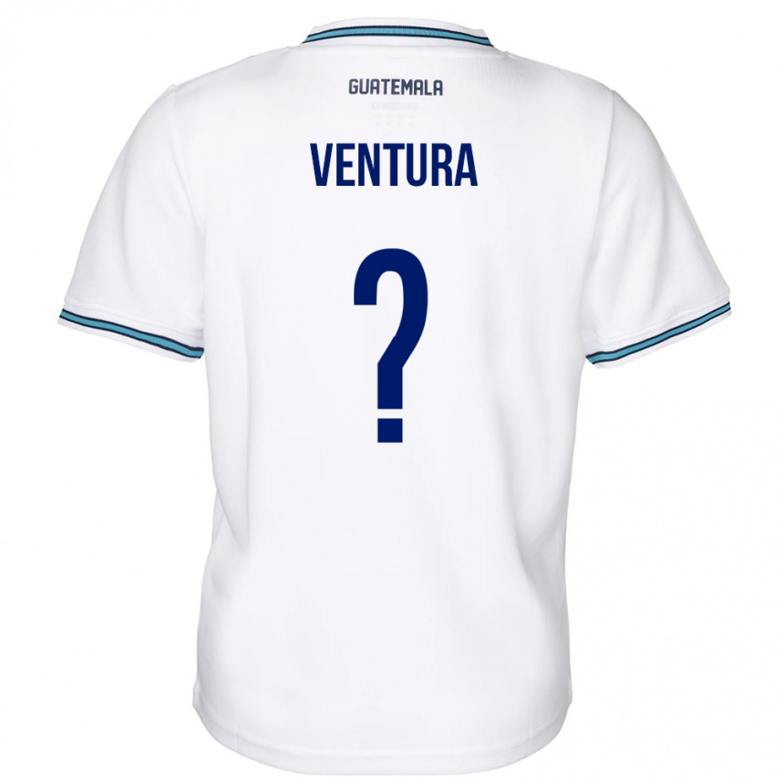 Men Football Guatemala Lesly Ventura #0 White Home Jersey 24-26 T-Shirt Uk