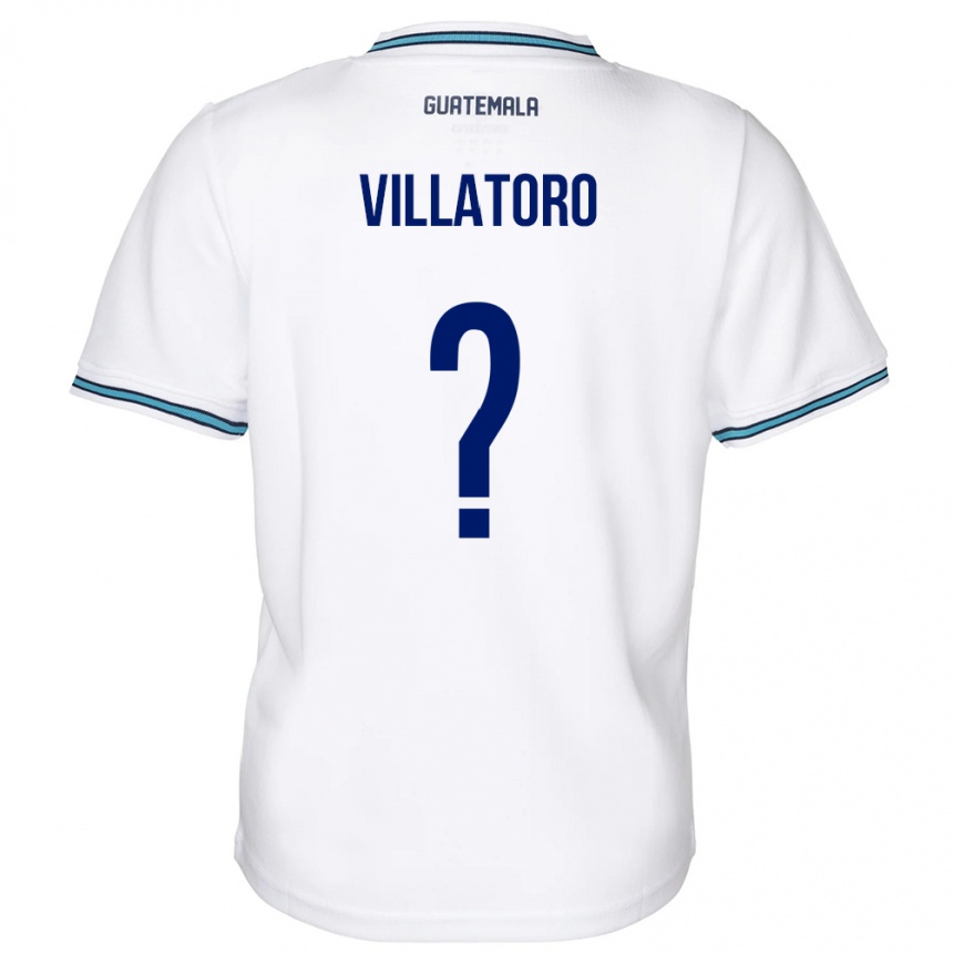 Men Football Guatemala Grace Villatoro #0 White Home Jersey 24-26 T-Shirt Uk