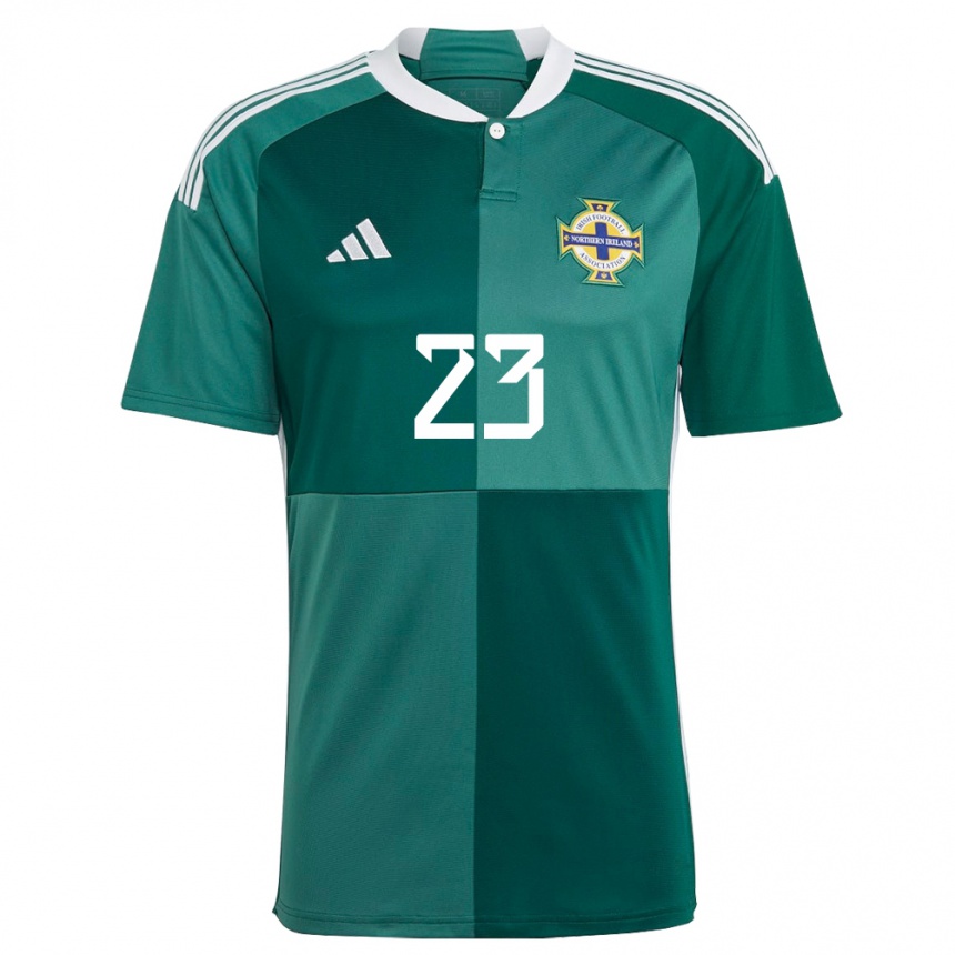 Men Football Northern Ireland Luke Southwood #23 Green Home Jersey 24-26 T-Shirt Uk