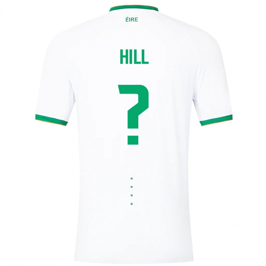 Men Football Ireland Tom Hill #0 White Away Jersey 24-26 T-Shirt Uk