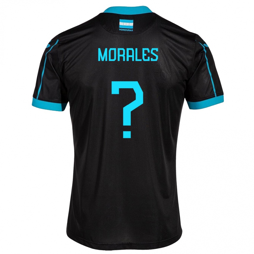 Men Football Honduras Melida Morales #0 Black Away Jersey 24-26 T-Shirt Uk