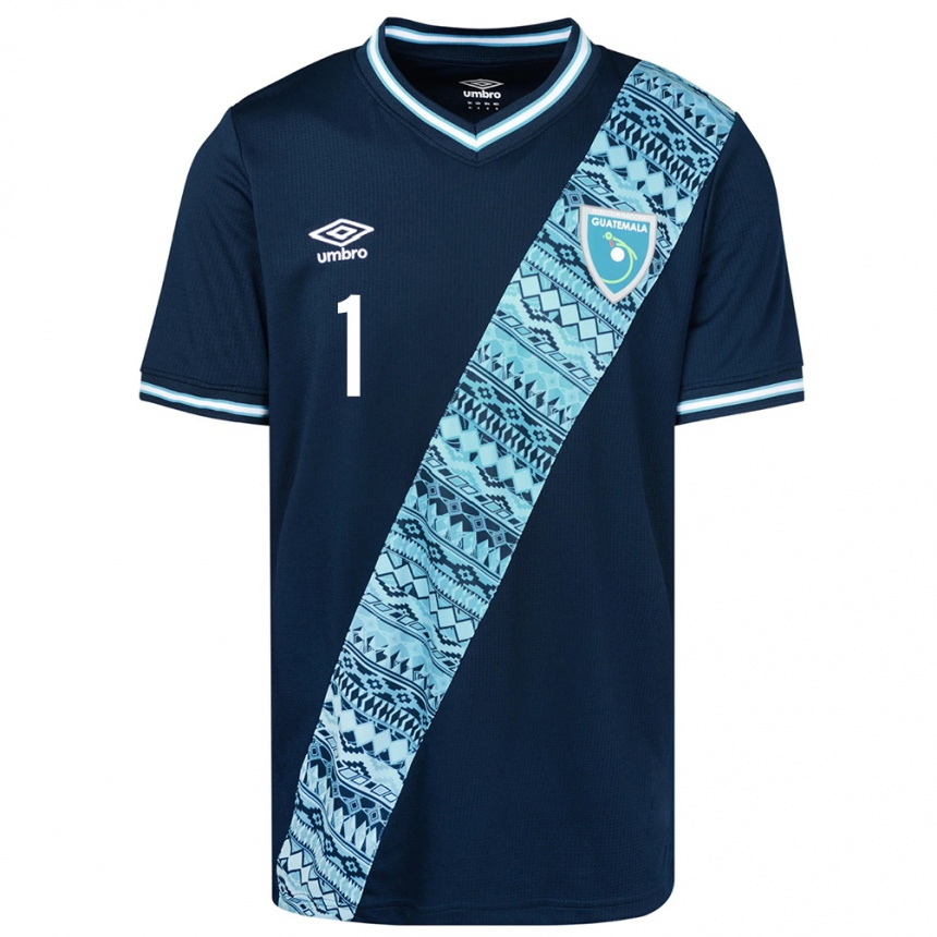 Men Football Guatemala Alexia Estrada #1 Blue Away Jersey 24-26 T-Shirt Uk