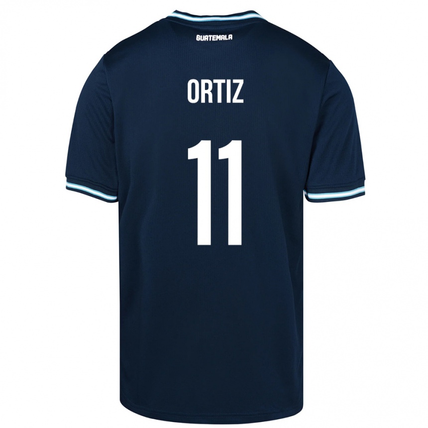 Men Football Guatemala Andersson Ortiz #11 Blue Away Jersey 24-26 T-Shirt Uk