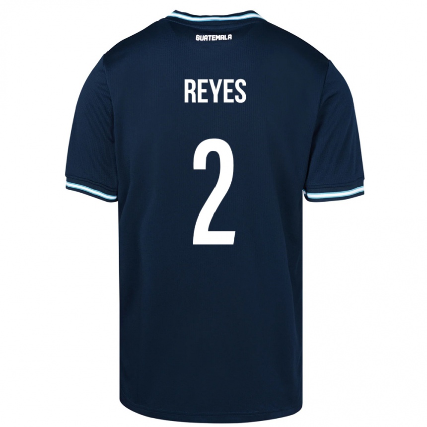 Men Football Guatemala Samantha Reyes #2 Blue Away Jersey 24-26 T-Shirt Uk