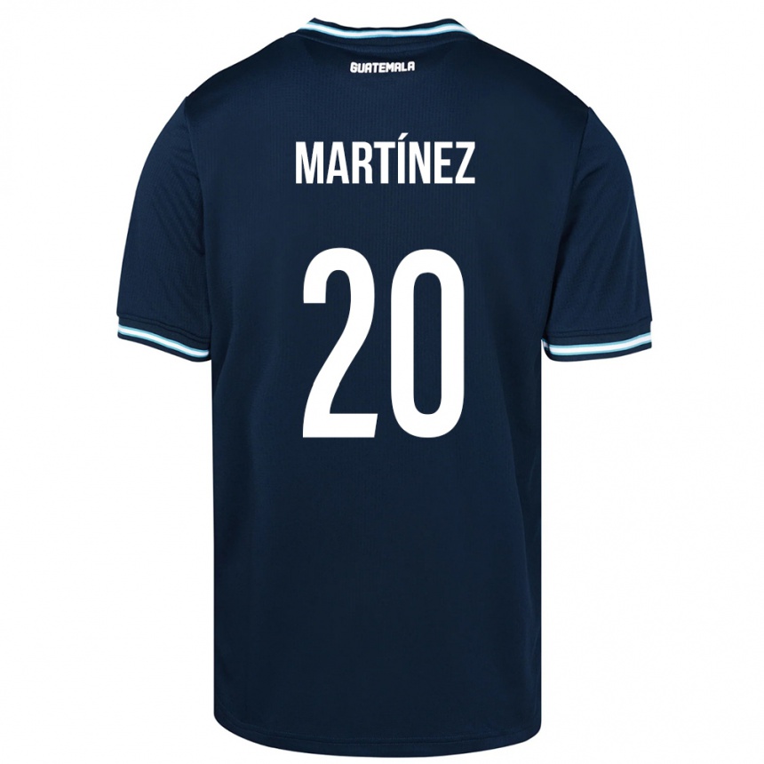 Men Football Guatemala Ana Lucía Martínez #20 Blue Away Jersey 24-26 T-Shirt Uk