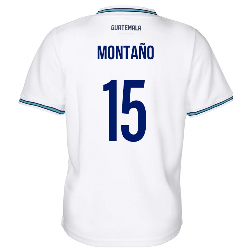 Women Football Guatemala Figo Montaño #15 White Home Jersey 24-26 T-Shirt Uk