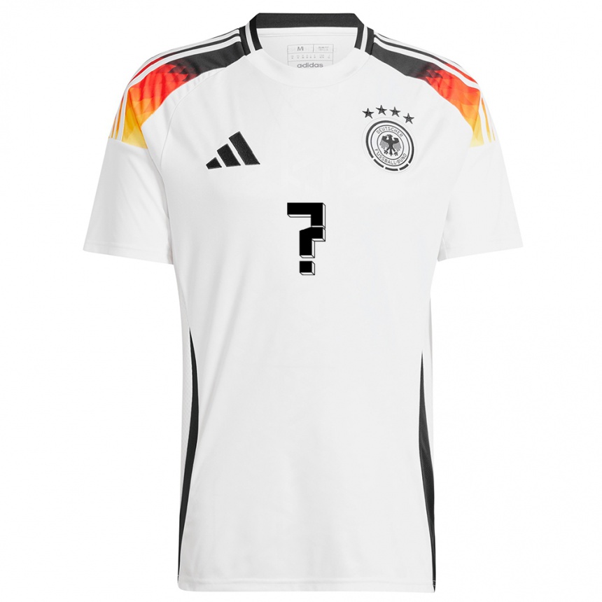 Kids Football Germany Your Name #0 White Home Jersey 24-26 T-Shirt Uk