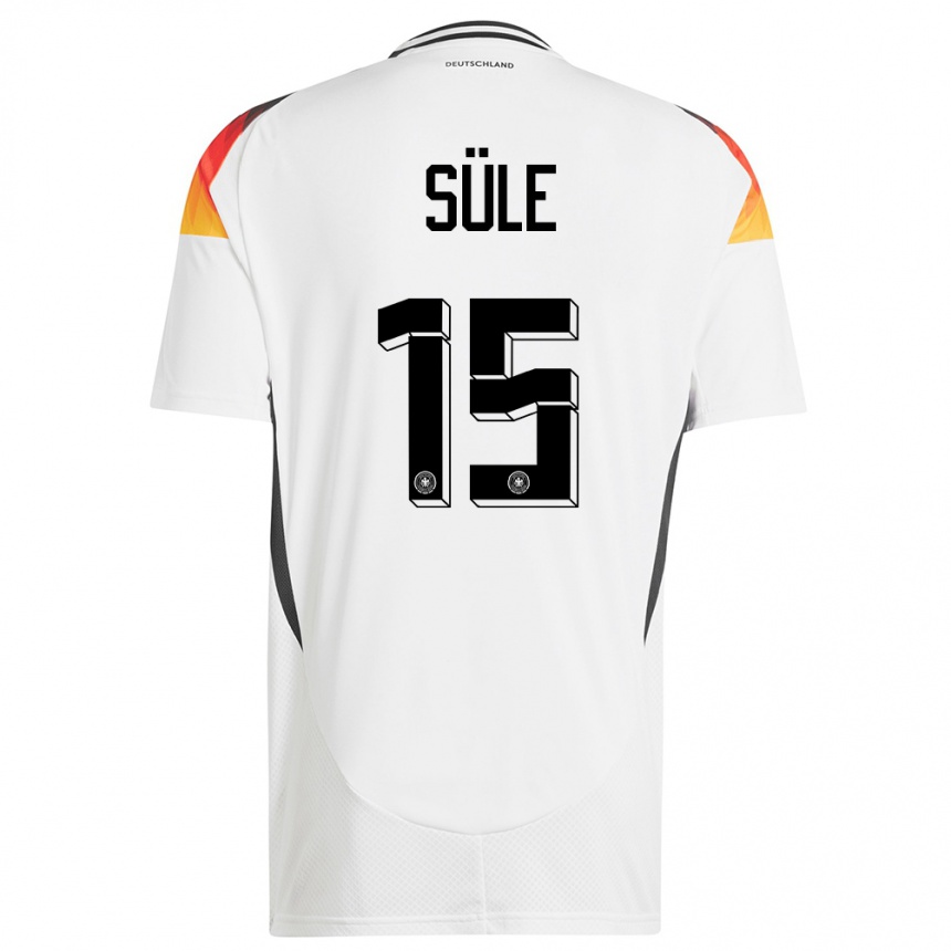 Kids Football Germany Niklas Sule #15 White Home Jersey 24-26 T-Shirt Uk