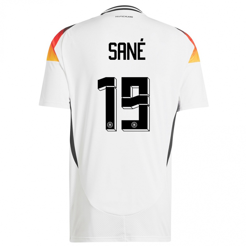 Kids Football Germany Leroy Sane #19 White Home Jersey 24-26 T-Shirt Uk