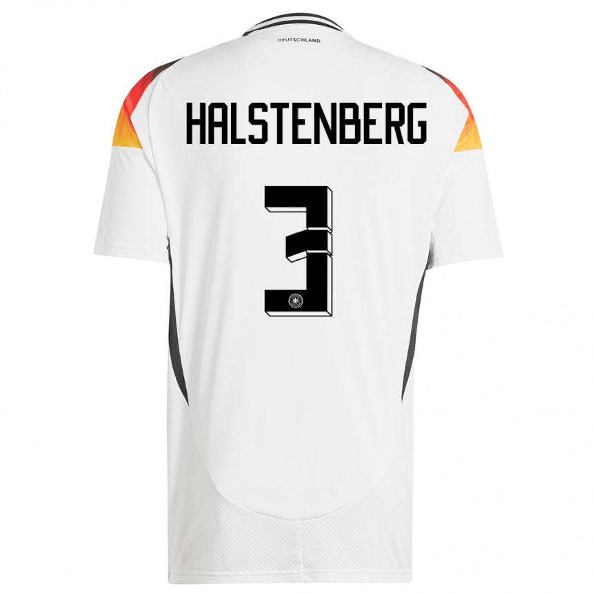 Kids Football Germany Marcel Halstenberg #3 White Home Jersey 24-26 T-Shirt Uk