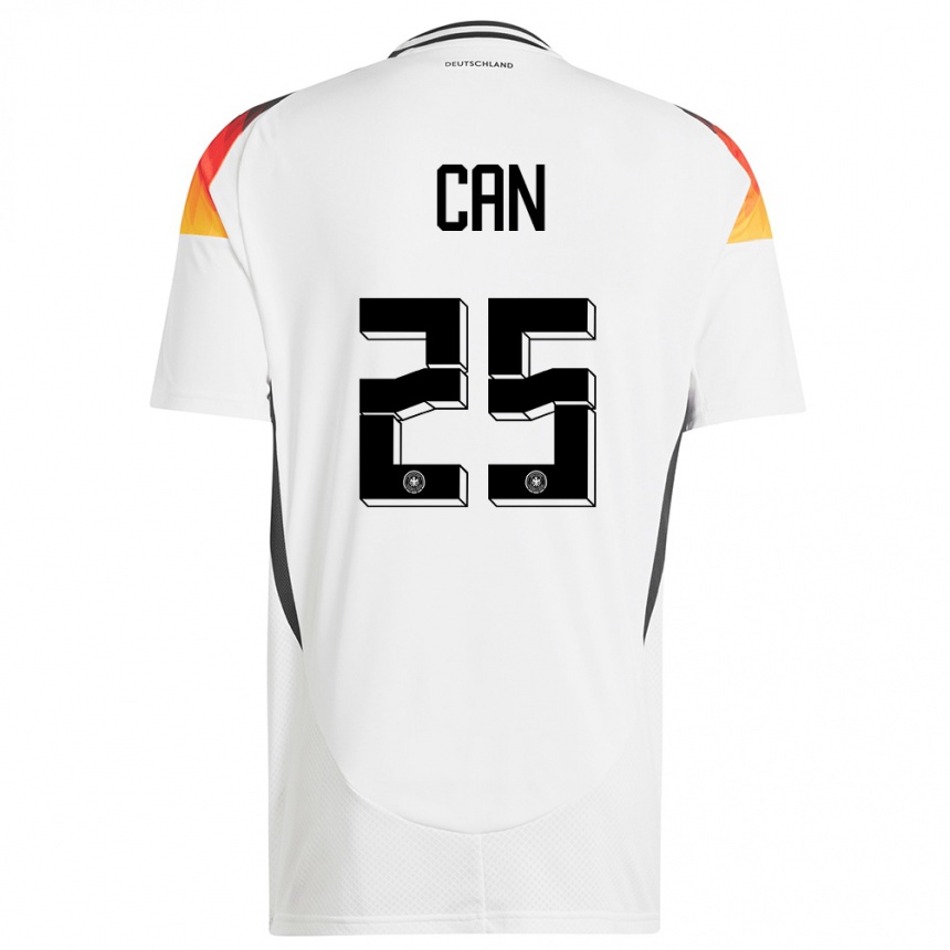 Kids Football Germany Emre Can #25 White Home Jersey 24-26 T-Shirt Uk