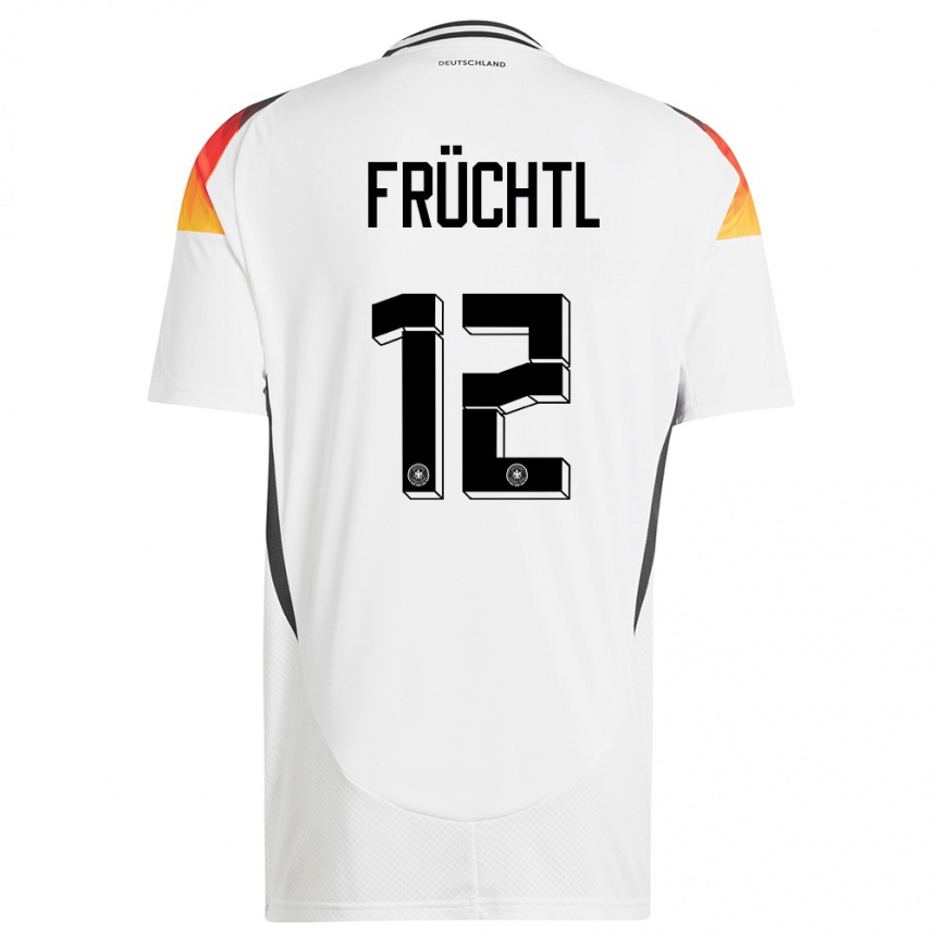 Kids Football Germany Christian Fruchtl #12 White Home Jersey 24-26 T-Shirt Uk