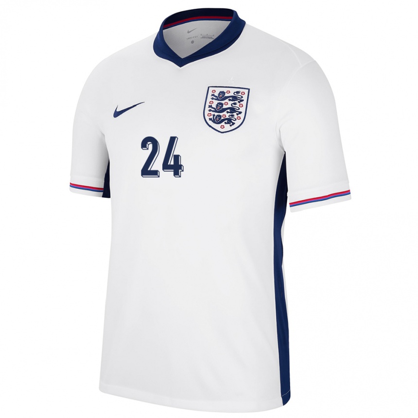 Kids Football England Cole Palmer #24 White Home Jersey 24-26 T-Shirt Uk