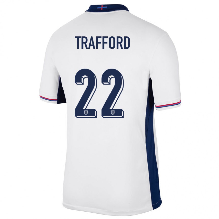 Kids Football England James Trafford #22 White Home Jersey 24-26 T-Shirt Uk