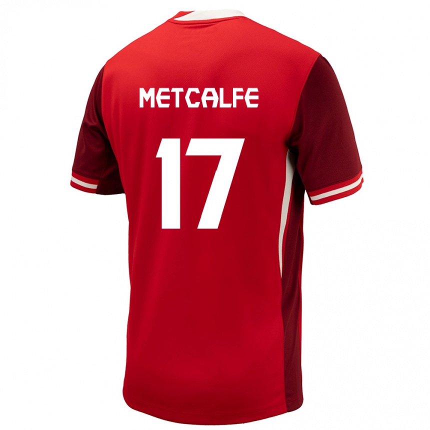 Kids Football Canada Patrick Metcalfe #17 Red Home Jersey 24-26 T-Shirt Uk