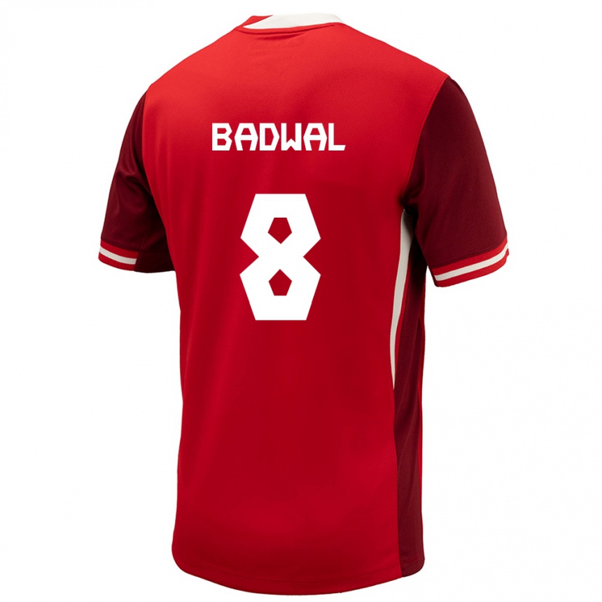 Kids Football Canada Jeevan Badwal #8 Red Home Jersey 24-26 T-Shirt Uk