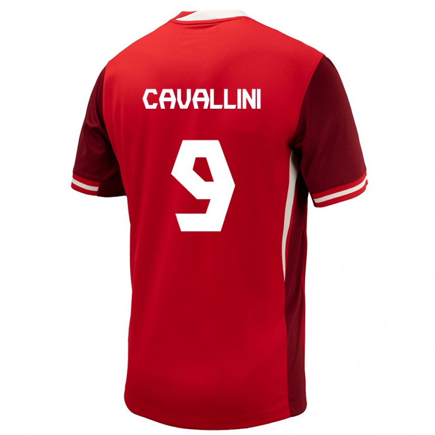 Kids Football Canada Lucas Cavallini #9 Red Home Jersey 24-26 T-Shirt Uk