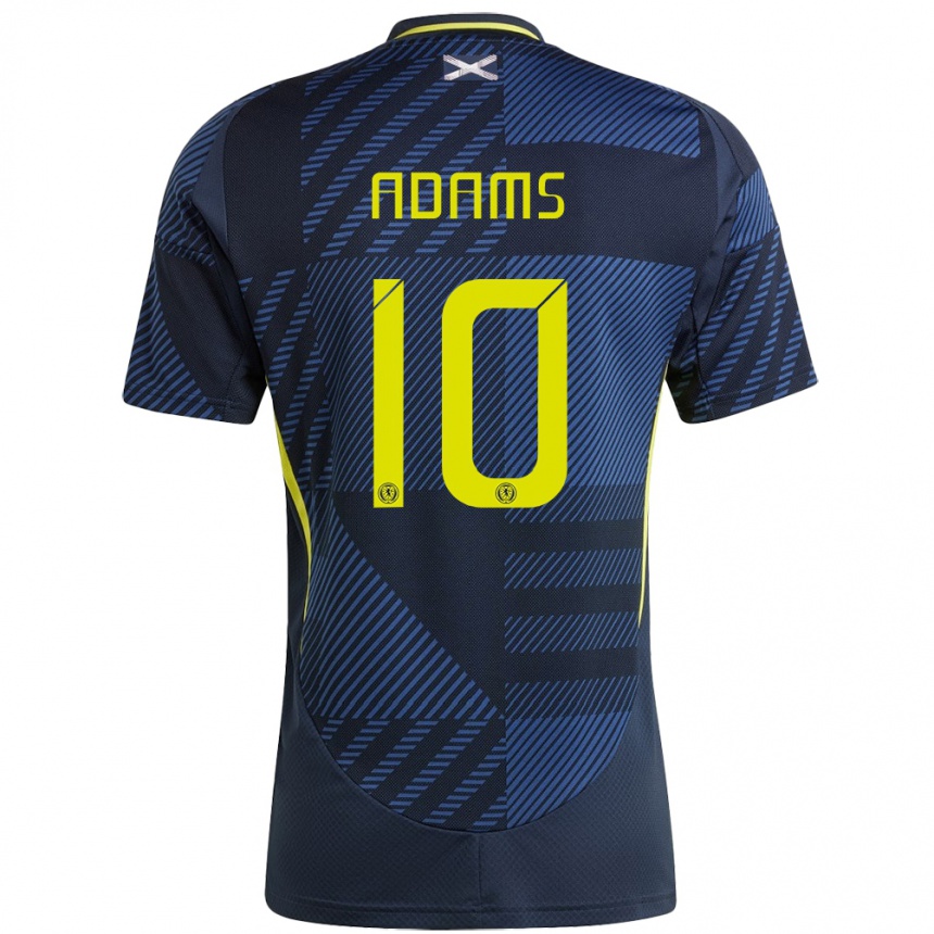 Kids Football Scotland Ché Adams #10 Dark Blue Home Jersey 24-26 T-Shirt Uk