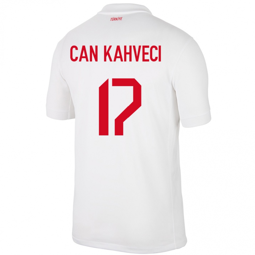 Kids Football Turkey İrfan Can Kahveci #17 White Home Jersey 24-26 T-Shirt Uk