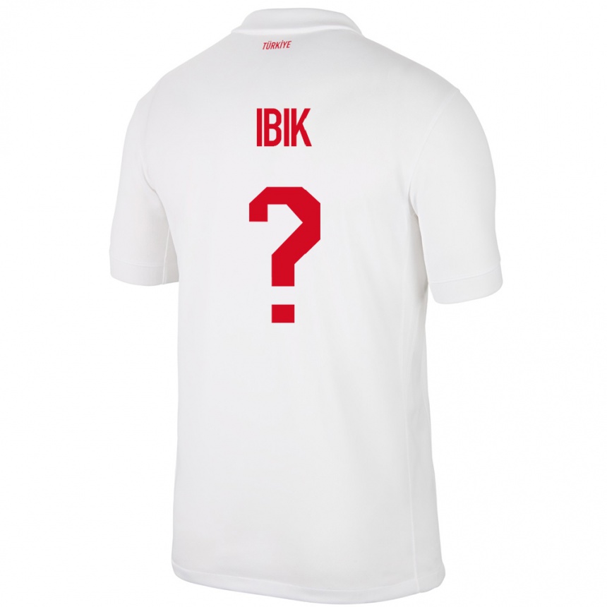 Kids Football Turkey Ada İbik #0 White Home Jersey 24-26 T-Shirt Uk