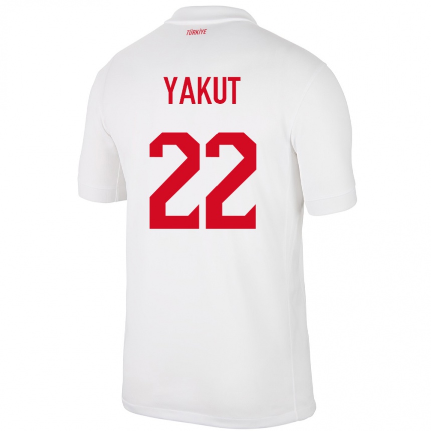 Kids Football Turkey Narin Yakut #22 White Home Jersey 24-26 T-Shirt Uk