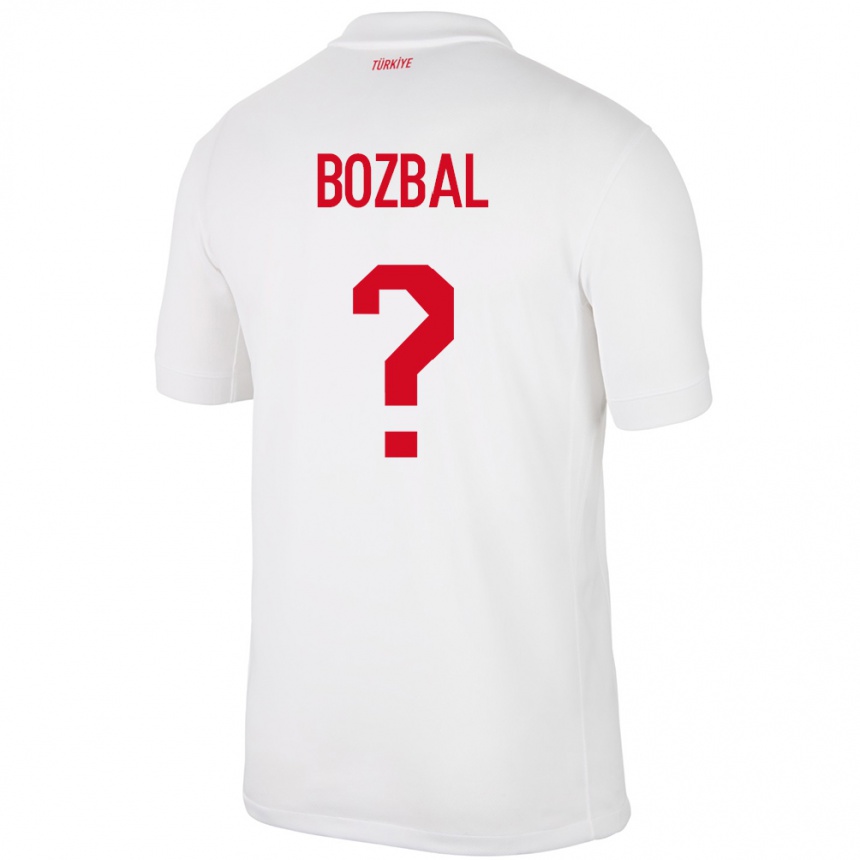 Kids Football Turkey Birsen Bozbal #0 White Home Jersey 24-26 T-Shirt Uk