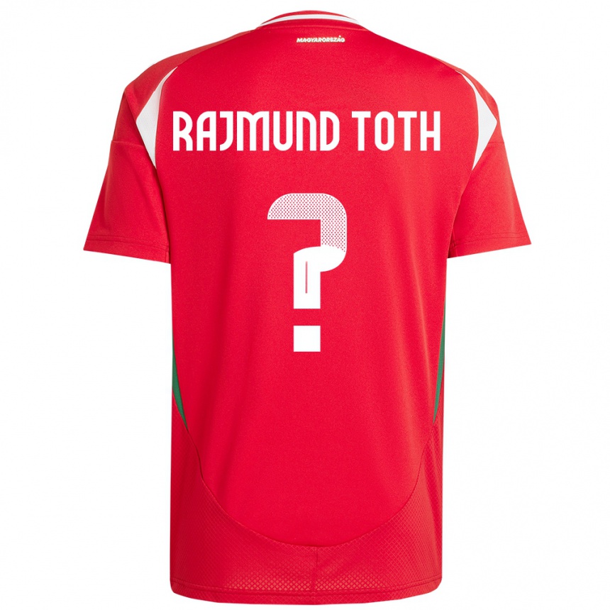 Kids Football Hungary Rajmund Tóth #0 Red Home Jersey 24-26 T-Shirt Uk