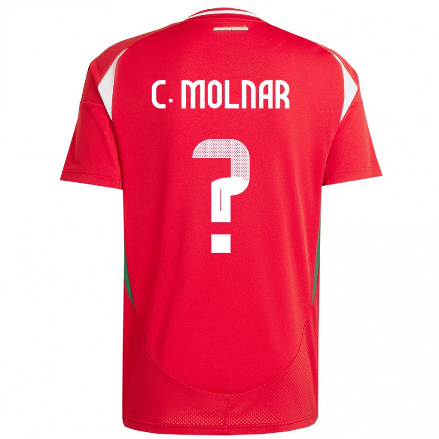 Kids Football Hungary Csaba Molnár #0 Red Home Jersey 24-26 T-Shirt Uk