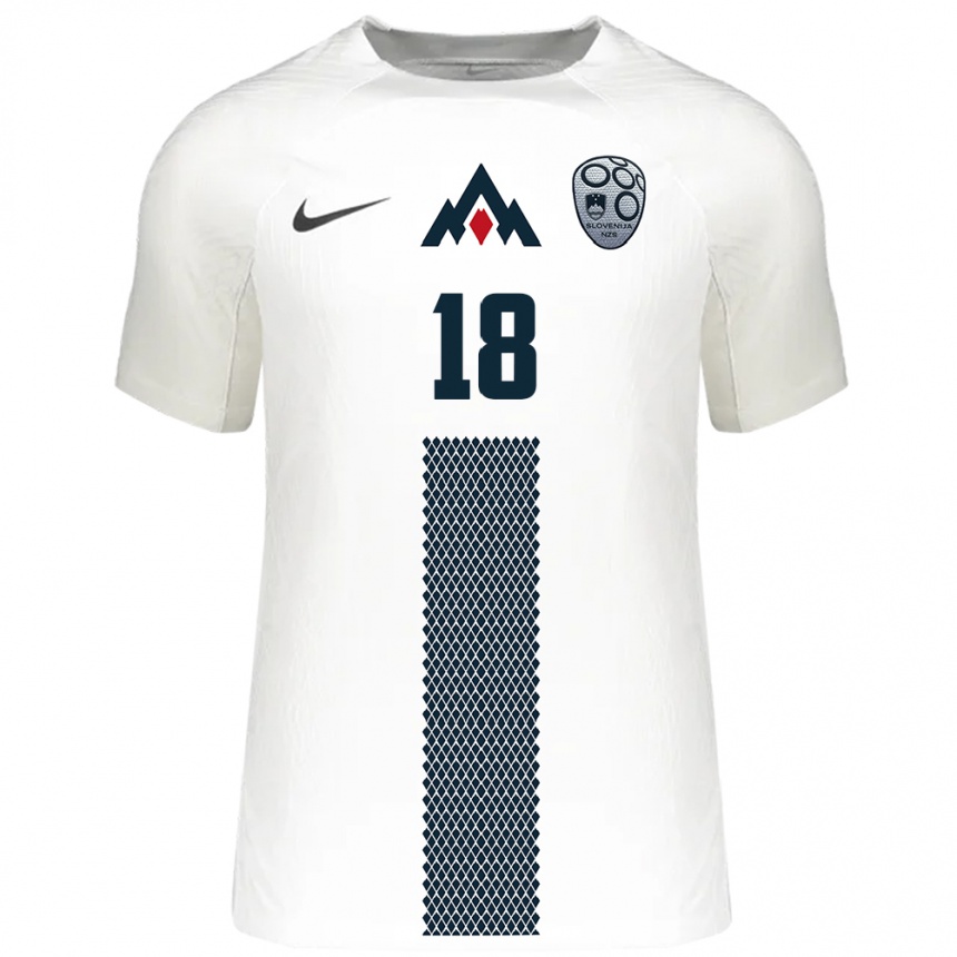 Kids Football Slovenia Manja Rogan #18 White Home Jersey 24-26 T-Shirt Uk