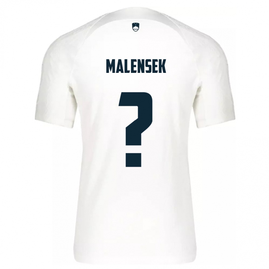 Kids Football Slovenia Matej Malensek #0 White Home Jersey 24-26 T-Shirt Uk