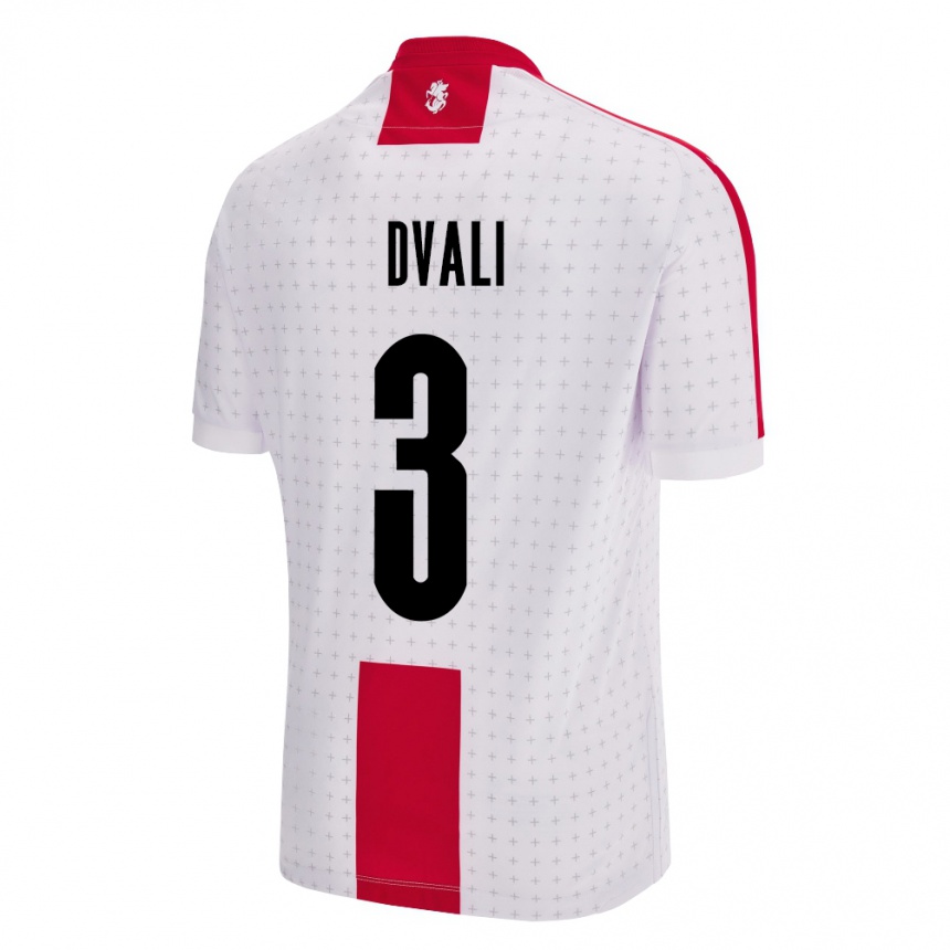 Kids Football Georgia Lasha Dvali #3 White Home Jersey 24-26 T-Shirt Uk